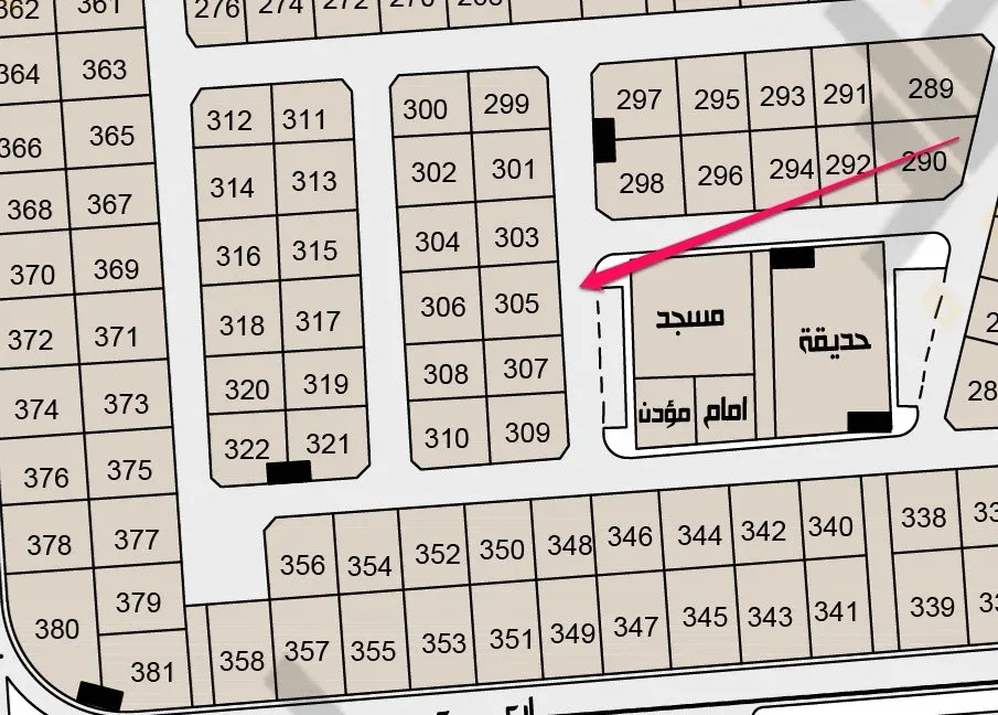 أرض سكنية للبيع في حي الثاني بضاحية هجر | 720 م² | رقم الأرض 305/ج
